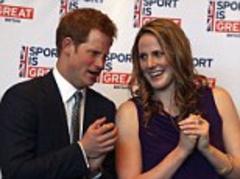 like father like son: prince harry echoes charles' concerns over 'visual impact' of turbines during denver reception at which he sang happy birthday to olympic swimming star missy franklin